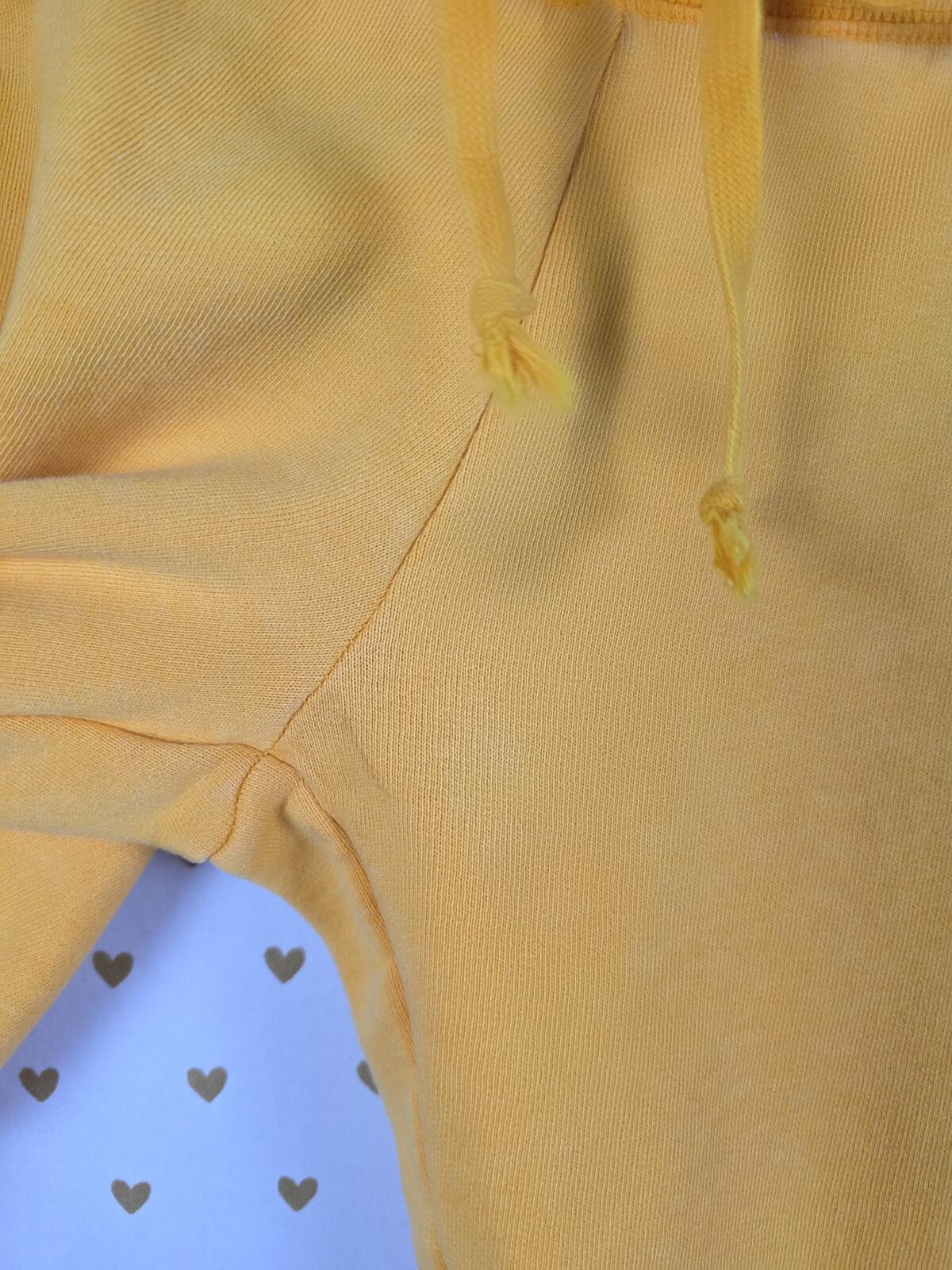 Victorias Secret PINK VINTAGE Embroidered Joggers Sweats Y2K Yellow XS