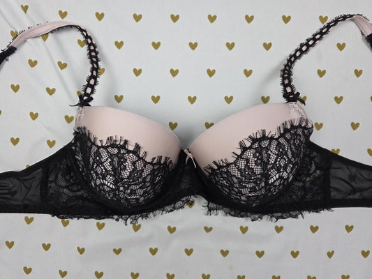 Victorias Secret DREAM ANGELS Sexy Lined demi balconette Bra 34C