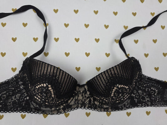 Victorias Secret DREAM ANGELS Lined Demi Balconette Bra 32A