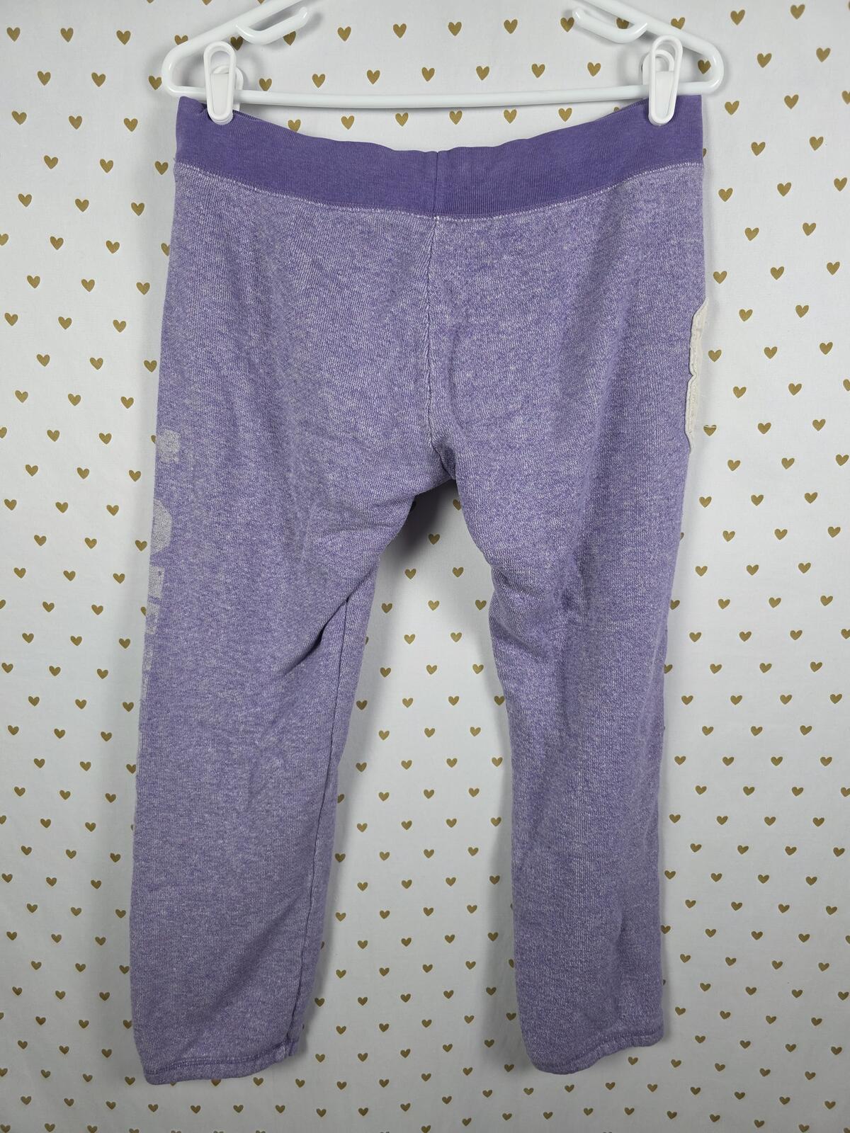 Victorias Secret Pink Vintage Purple Sweats Hoodie Jacket 86 LOVE Set MEDIUM SM