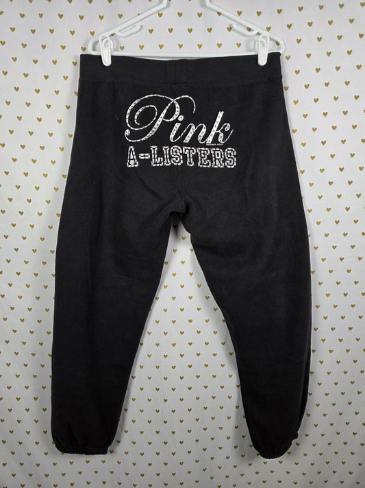 Victorias Secret PINK VINTAGE NEW NWT A LISTERS Bling Sweats Sweatpants MEDIUM