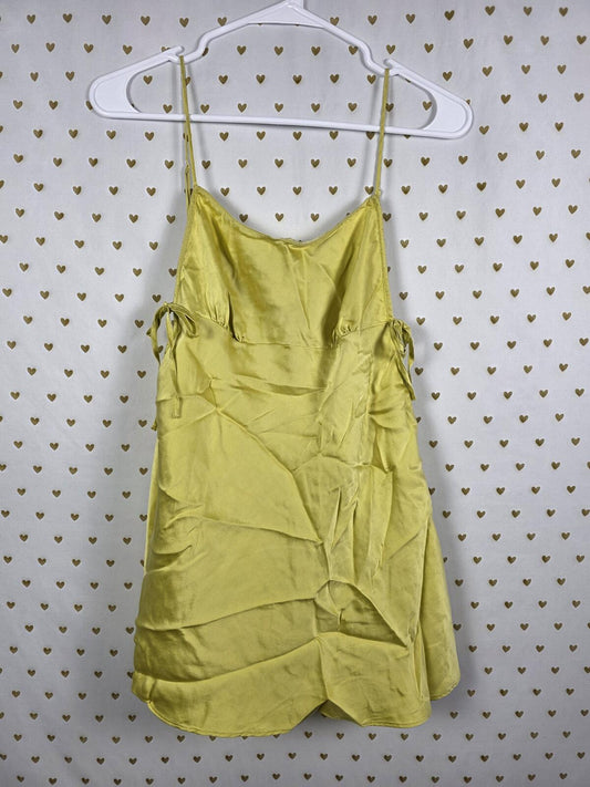 Victorias Secret Vintage '99 100% SILK Open Side Slip Dress Lingerie Sleep Dress