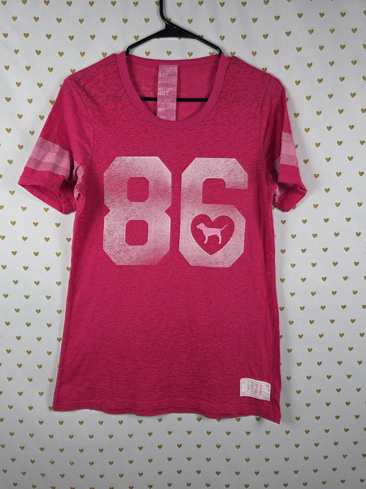 Victorias Secret HOT HOT PINK Vintage Large 86 '06 Shirt Red LARGE Tee Shirt
