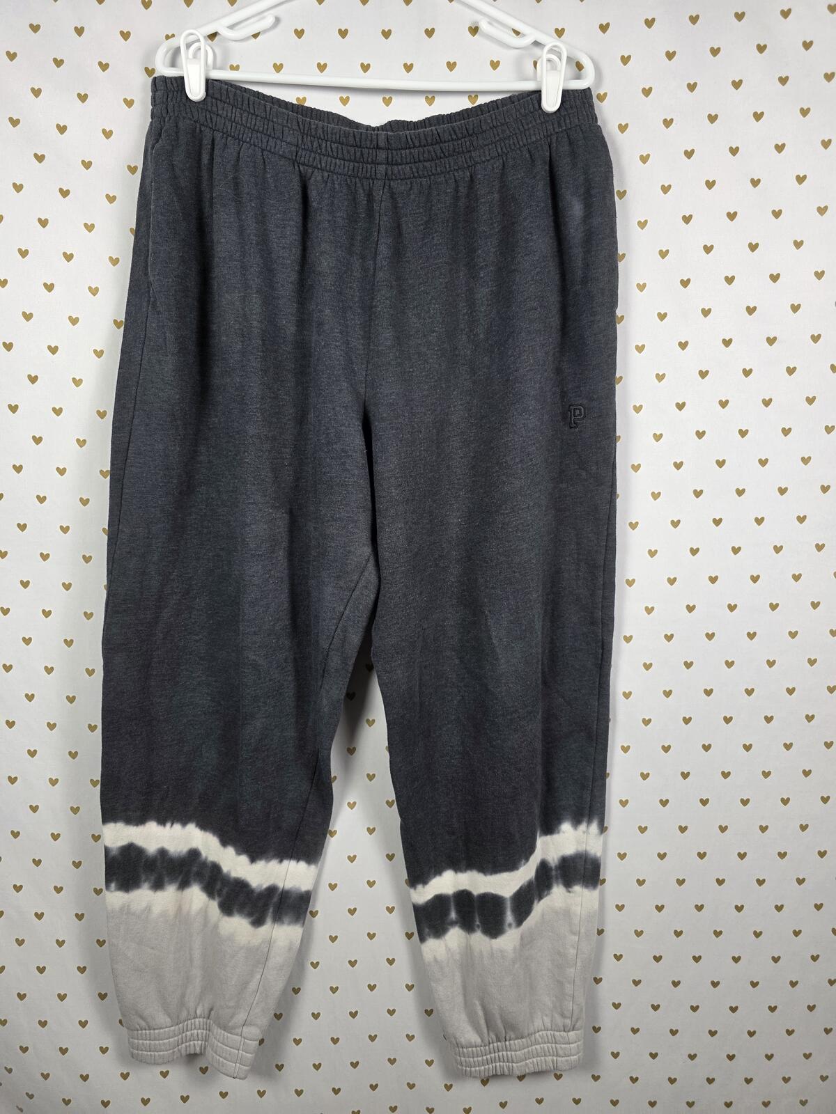 Victorias Secret PINK Tye Dye Joggers tapered Sweats Sweatpants XL