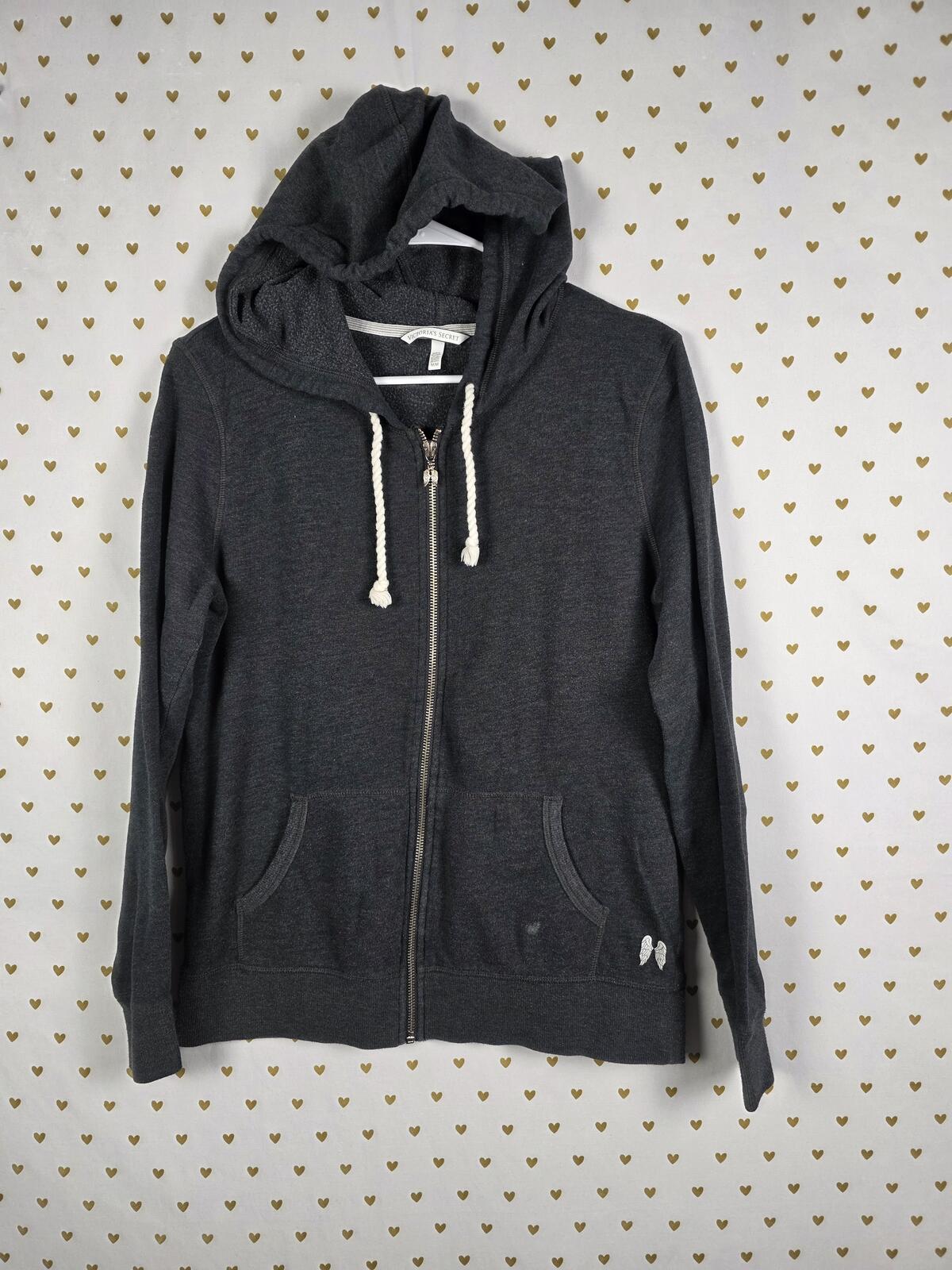 Victorias Secret  BLING WINGS Hoodie Jacket Full ZIp Jacket Sequined MEDIUM