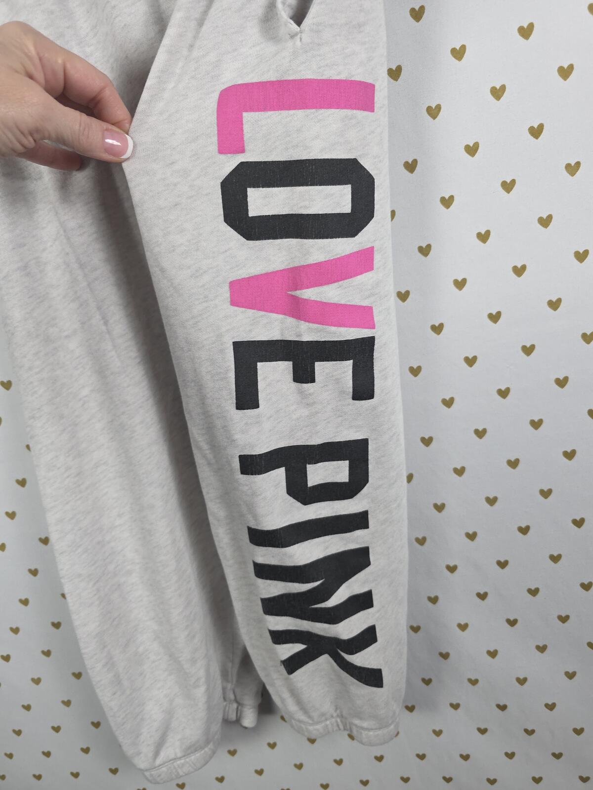 Victorias Secret PINK LOVE Capri Cropped Sweats Sweatpants Joggers XS