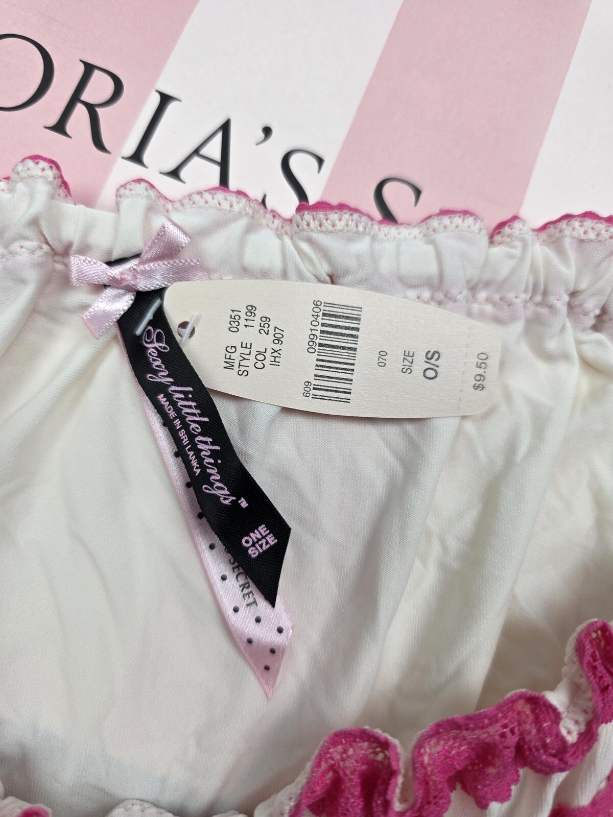 Sexy Little Things NEW Ruffle One Size Fits All Ruched Ruffle Bloomer Panties