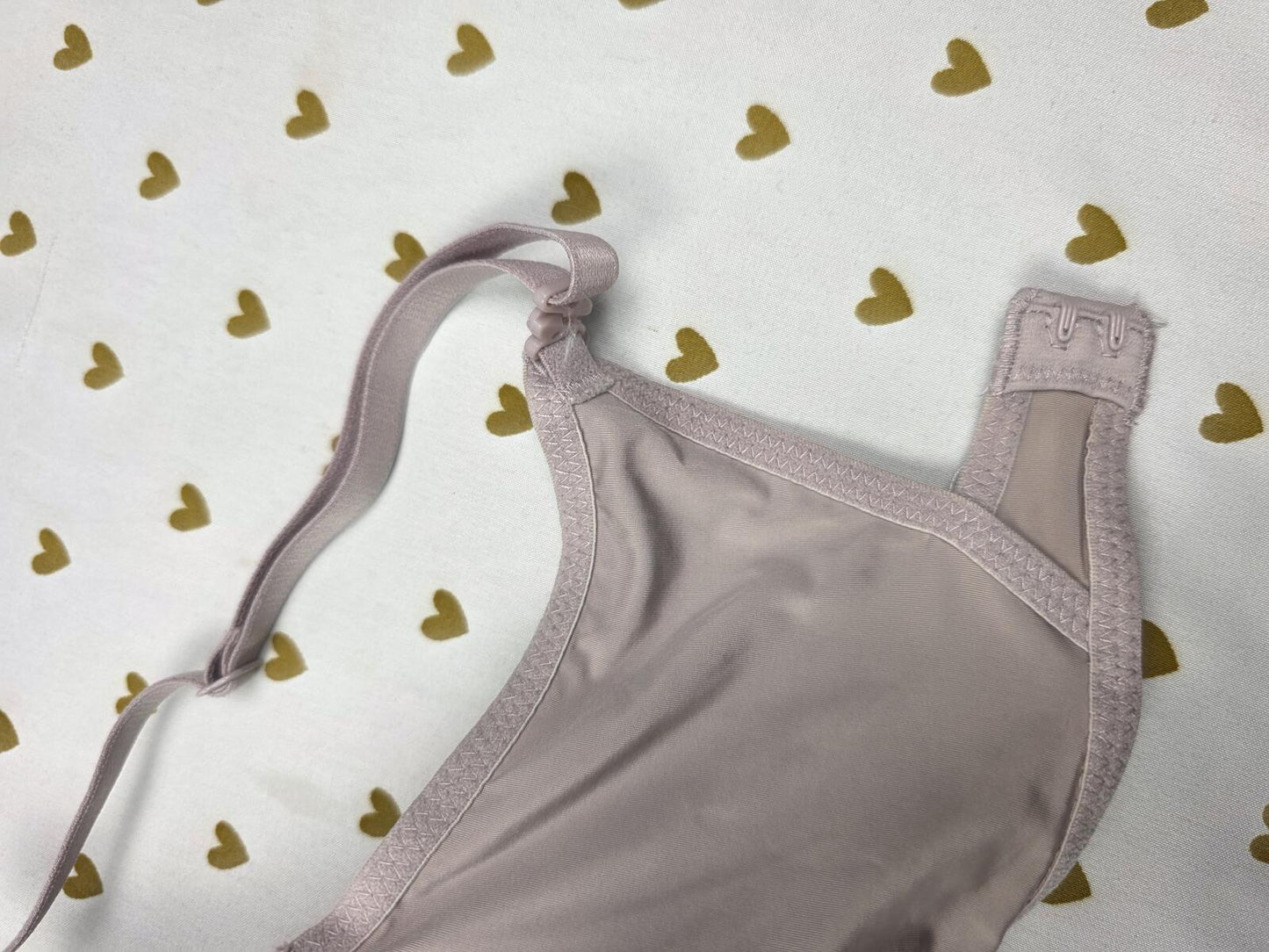 Victorias Secret Grey Uplift Semi Demi Bustier Style Bra Balconette 32B