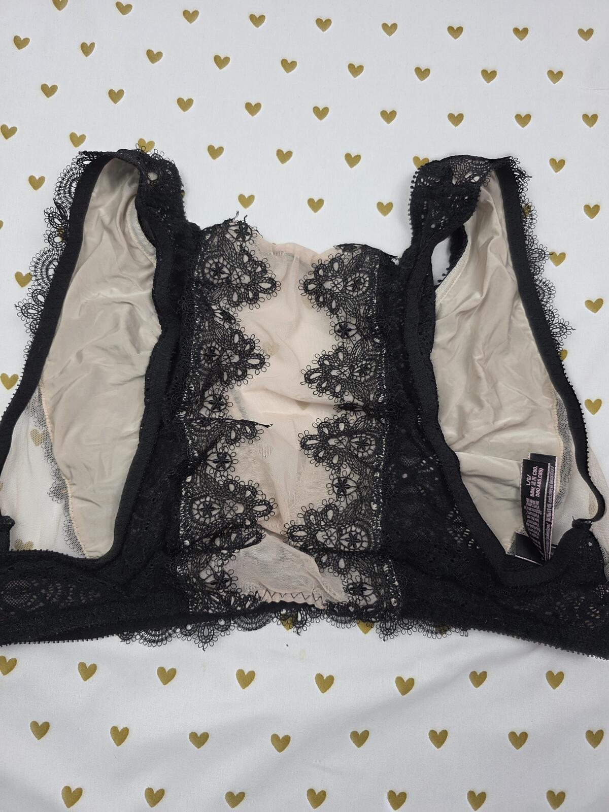 Victorias Secret Lace Sexy Large Bralette Bra Top Tank