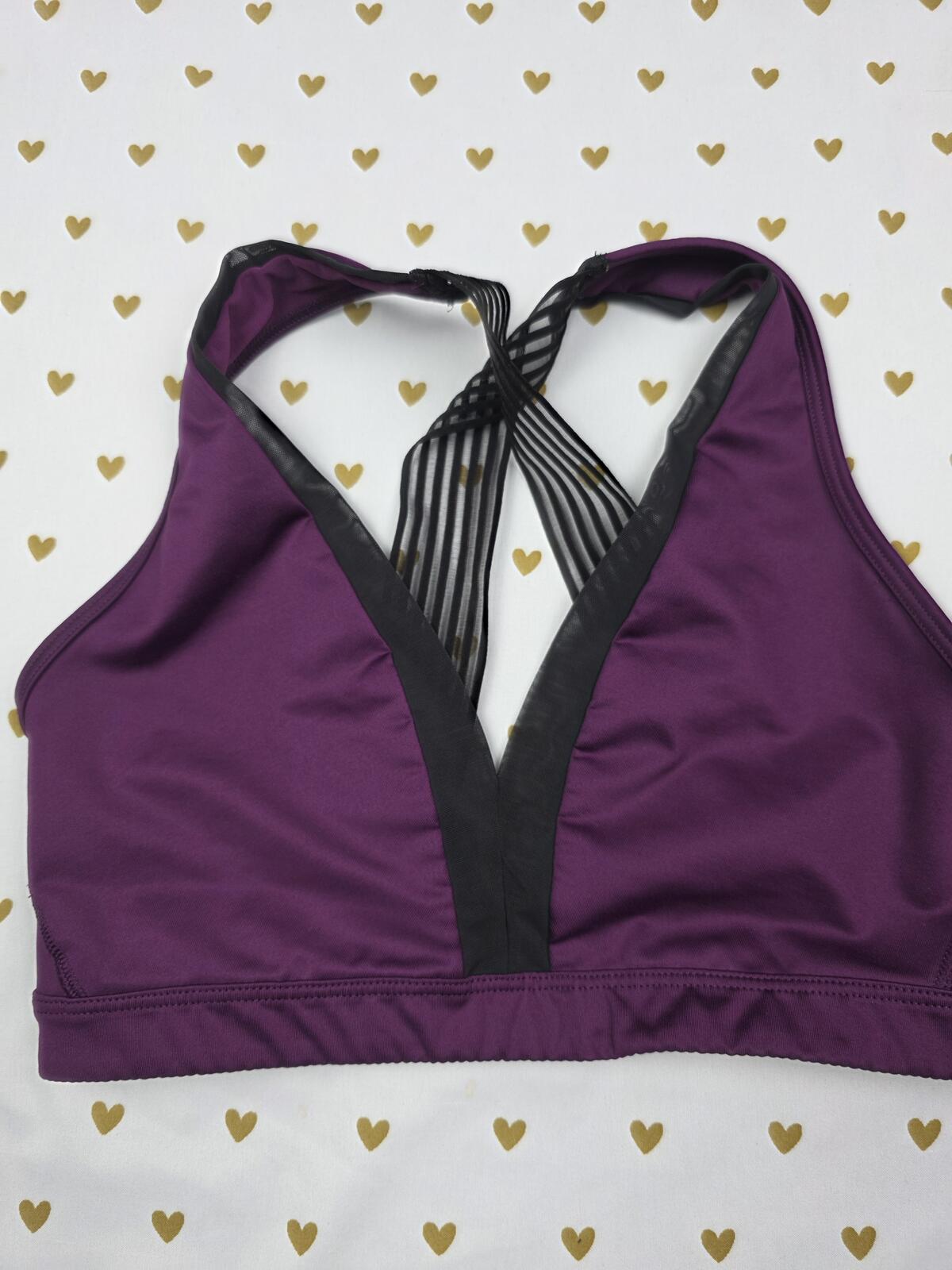 Victorias Secret SPORT Purple Sports Small Bra Bralette Bra Top Tank
