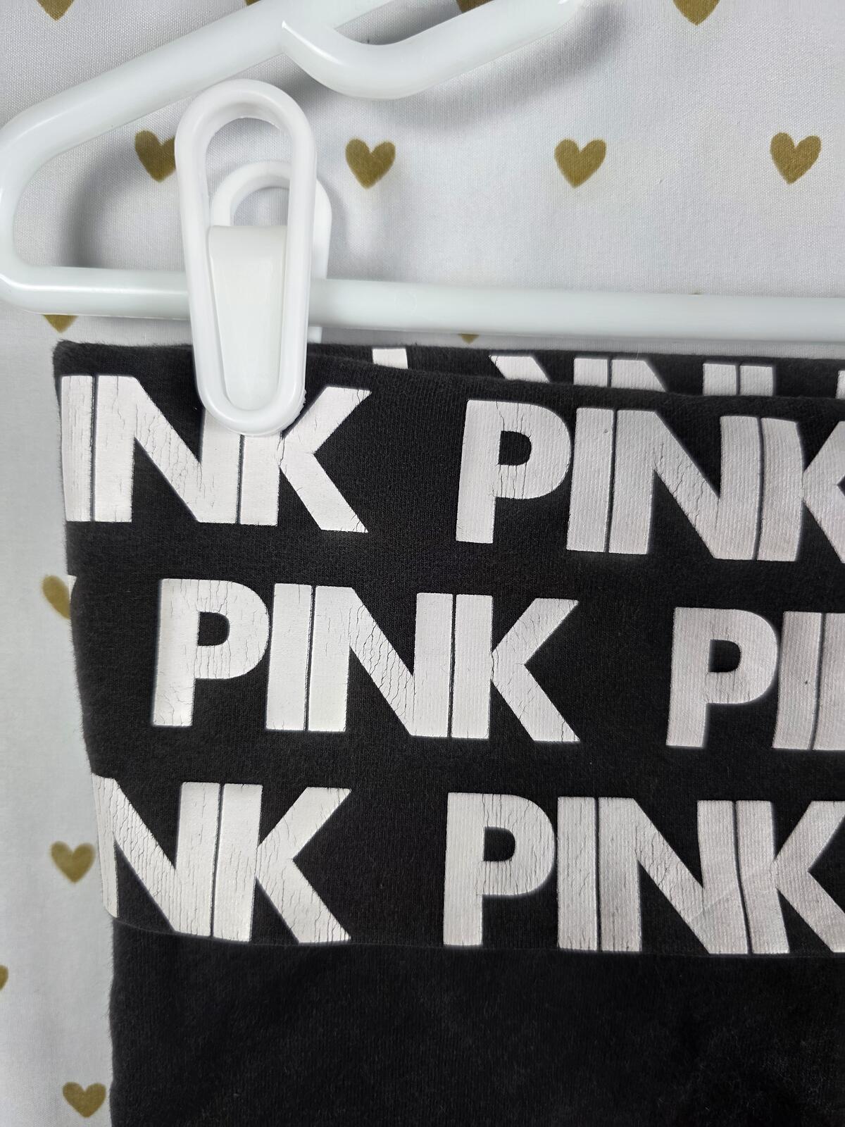 Victorias Secret PINK Logo Vintage FOLDOVER Yoga Shorts Small Y2k