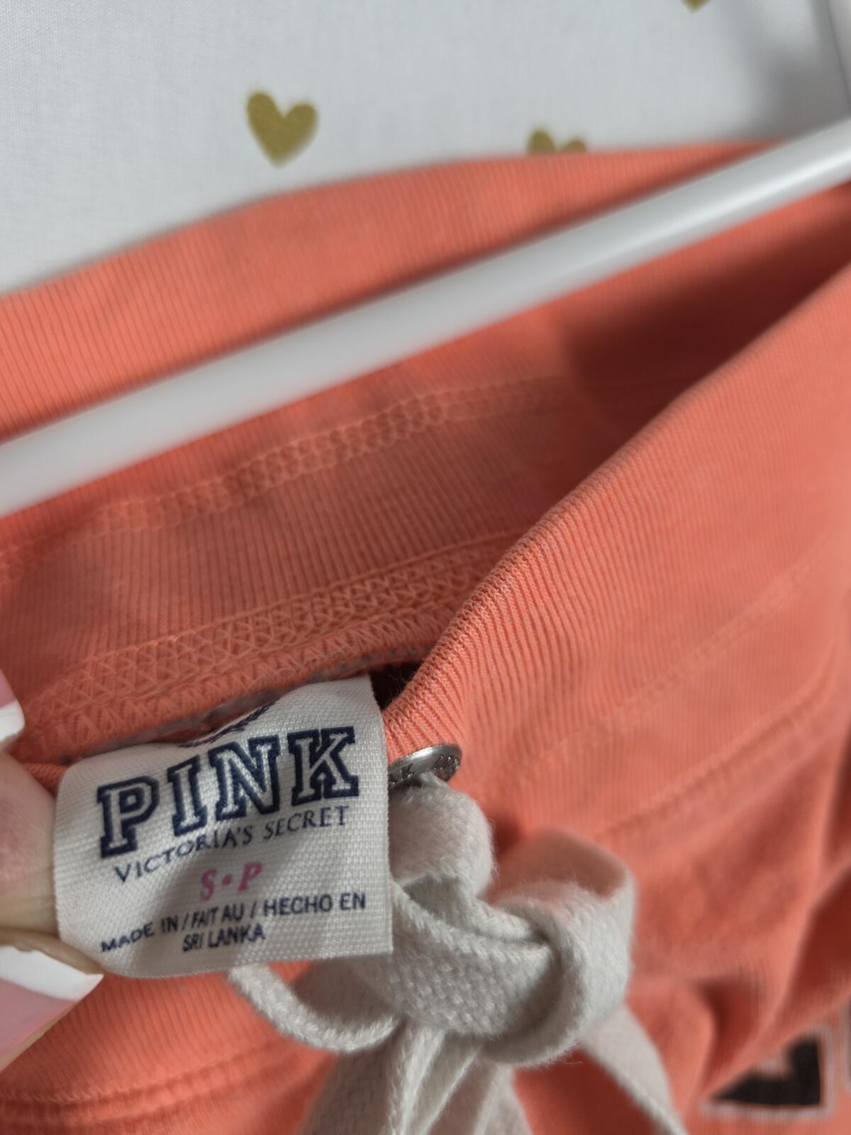 Victorias Secret PINK Sweats POCKETS Logo Sweatpants Small vintage