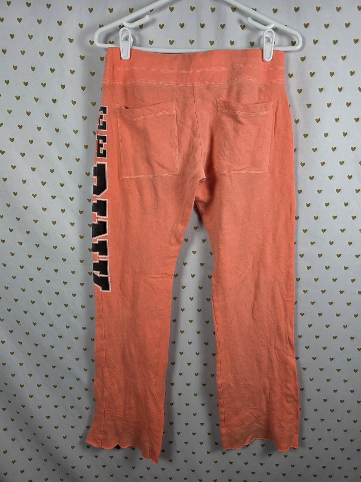 Victorias Secret PINK Sweats POCKETS Logo Sweatpants Small vintage