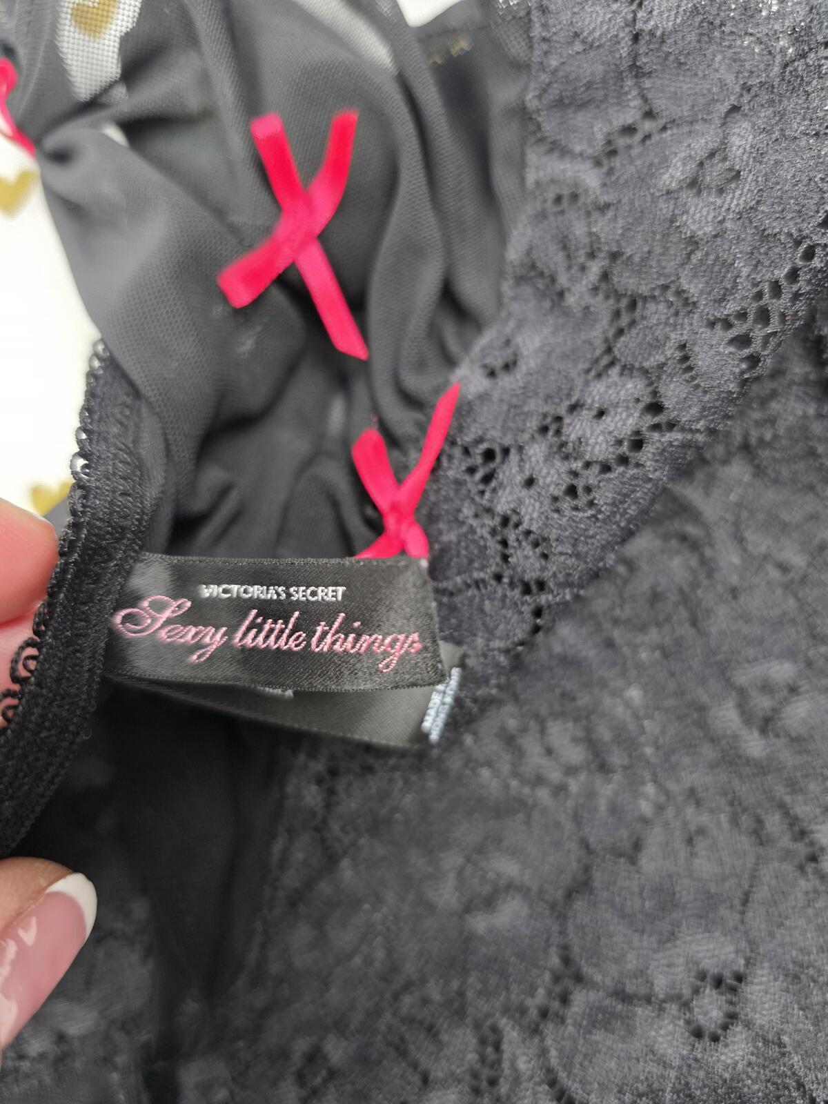 Victorias Secret SEXY LITTLE THINGS Peek A Boo Tank Top Babydoll Sheer MEDIUM
