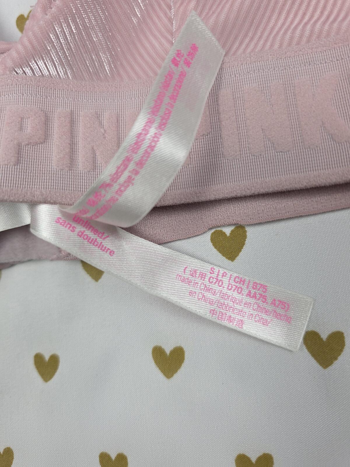 Victorias Secret Pink LOT OF 3 Sexy Small Bralettes Bra Tops Tanks