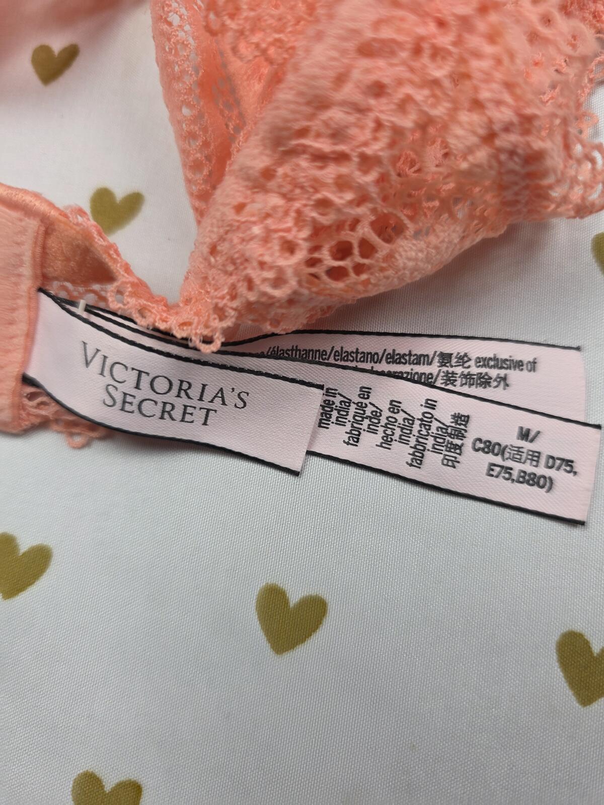 Victorias Secret Pink LOT OF 3 Medium Lacey Bralettes Bra Tops Tanks