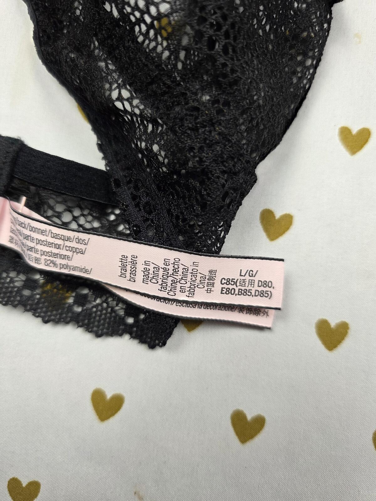 Victorias Secret Pink LOT OF 3 Large Lacey Bralettes Bra Tops Tanks