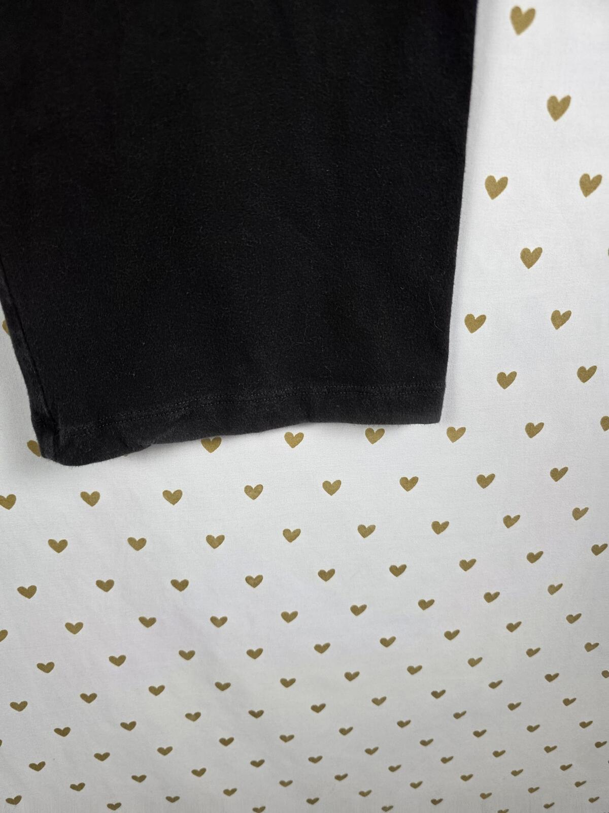 Victorias Secret VS BLING Gold FOLDOVER Yoga Pants Capri Y2k Vintage MEDIUM