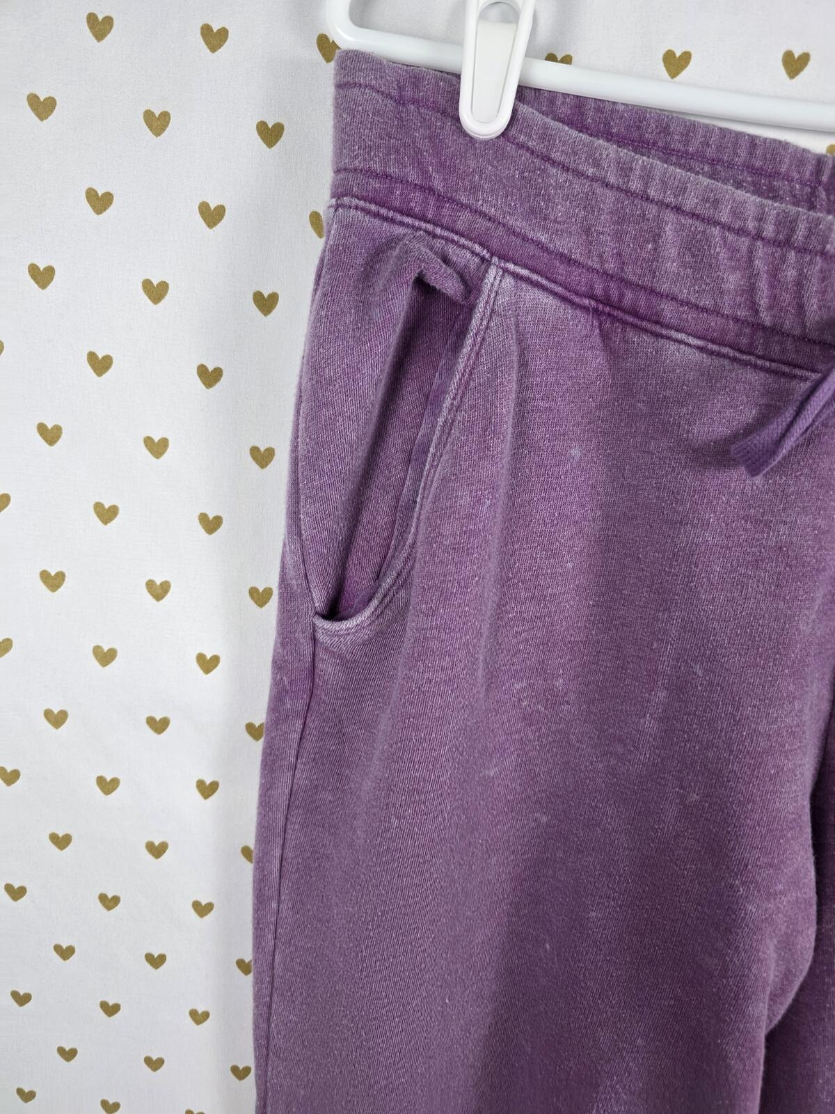 Victorias Secret PINK PURPLE Vintage Style Joggers Sweatpants Sweats Pockets L