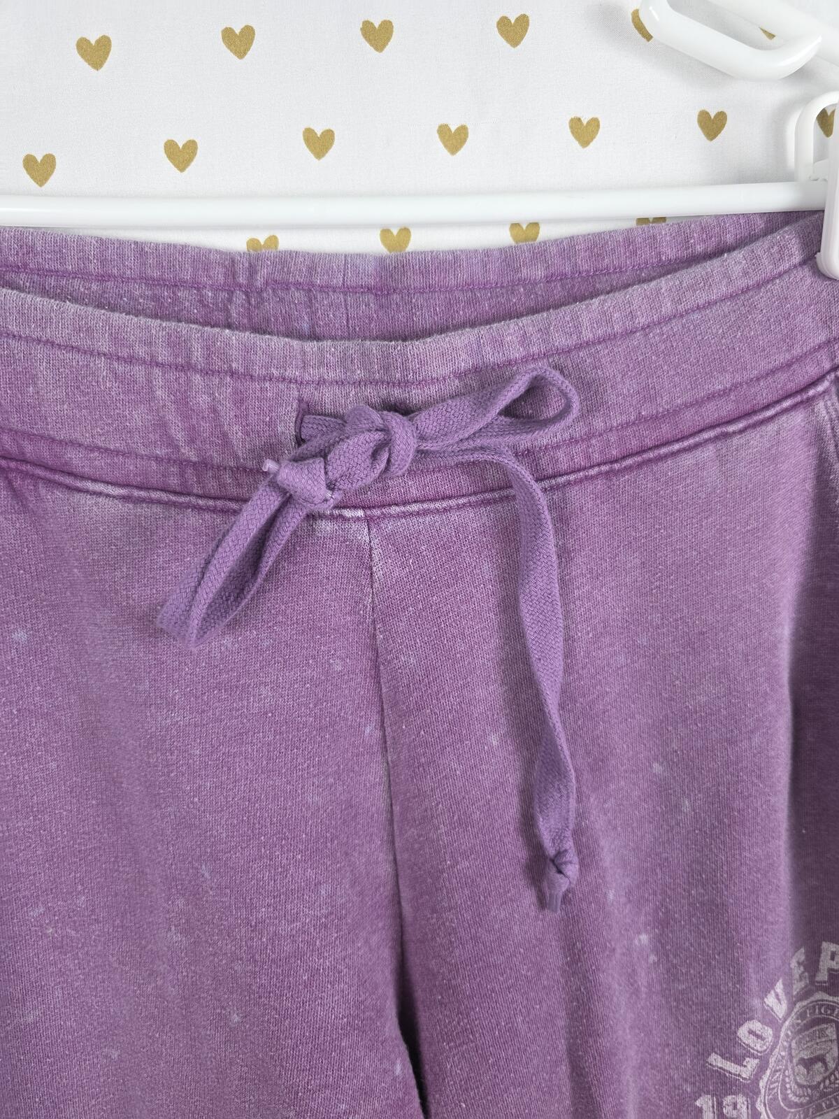 Victorias Secret PINK PURPLE Vintage Style Joggers Sweatpants Sweats Pockets L