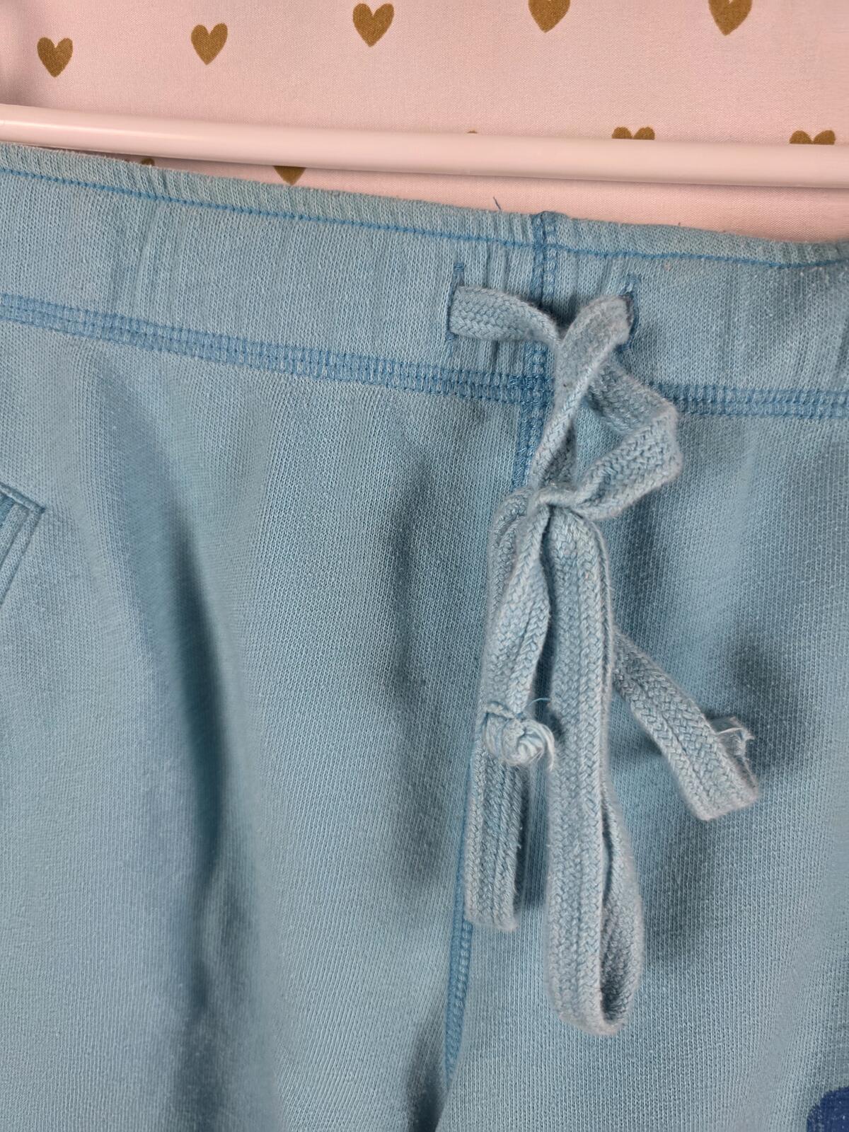 Victorias Secret PINK VIntage Y2k Blue Sweat shorts CAN'T GET ENOUGH Small