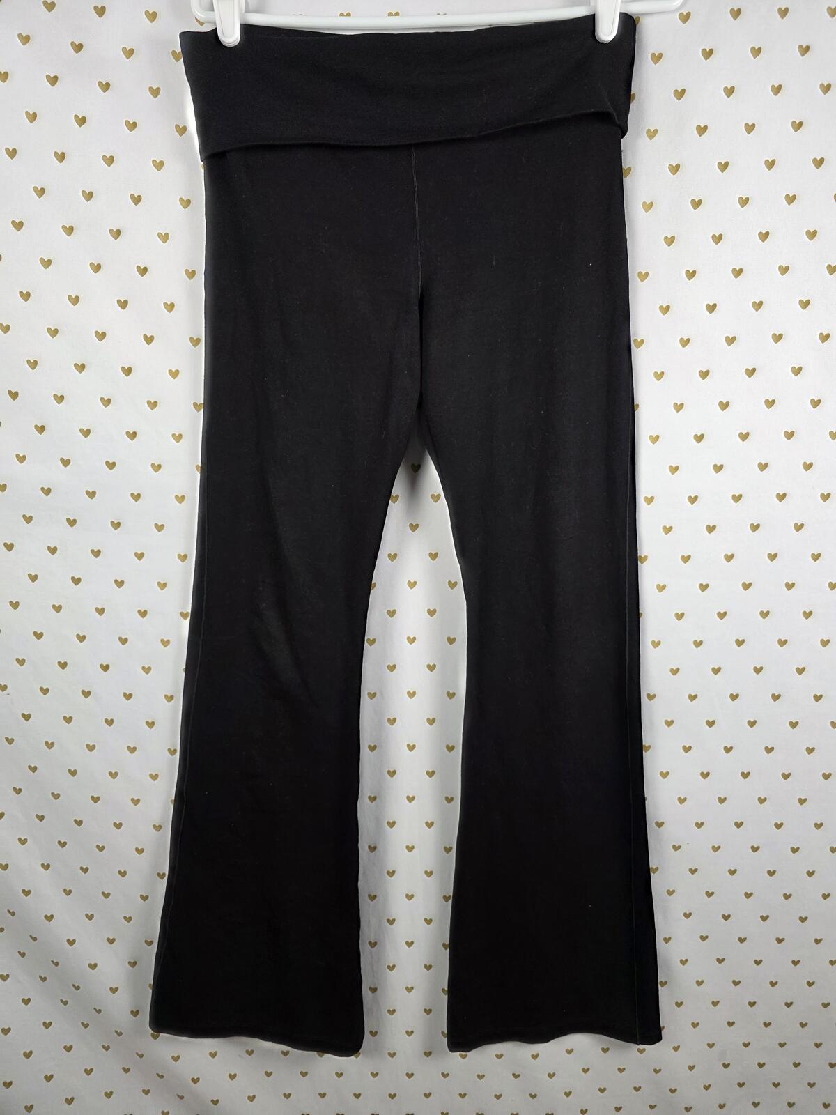 Victorias Secret PINK BLING Rhinestone LOVE Flared Yoga Pants Leggings Medium
