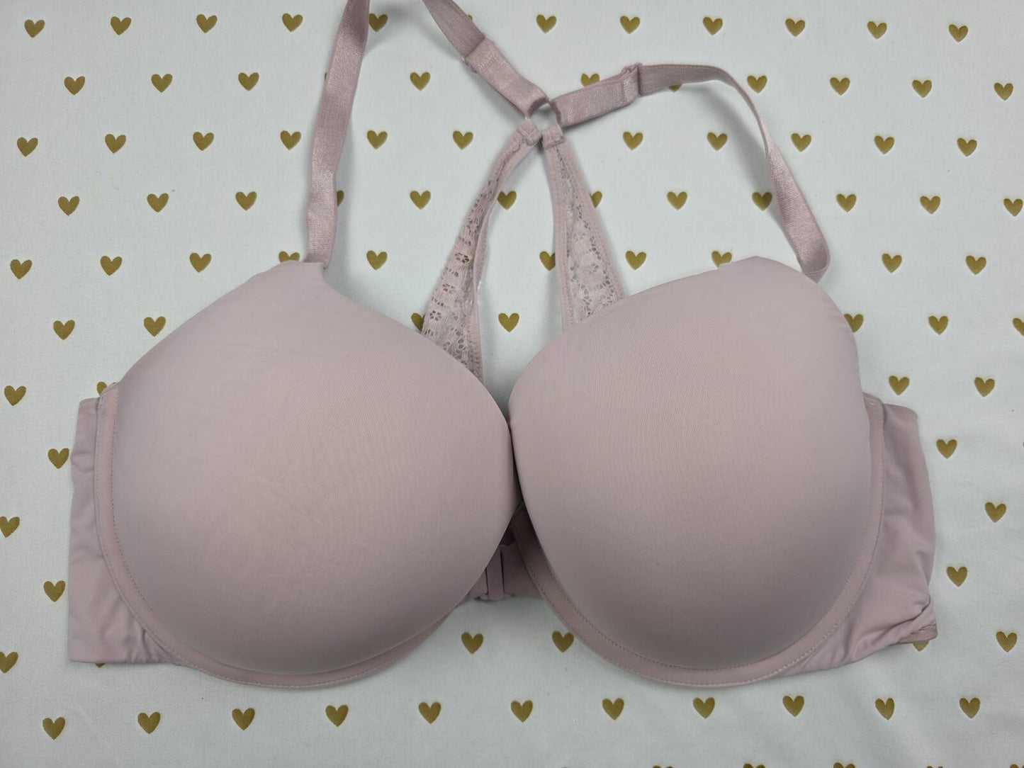 Victorias Secret Front Close Racerback Perfect Shape Bra 40D
