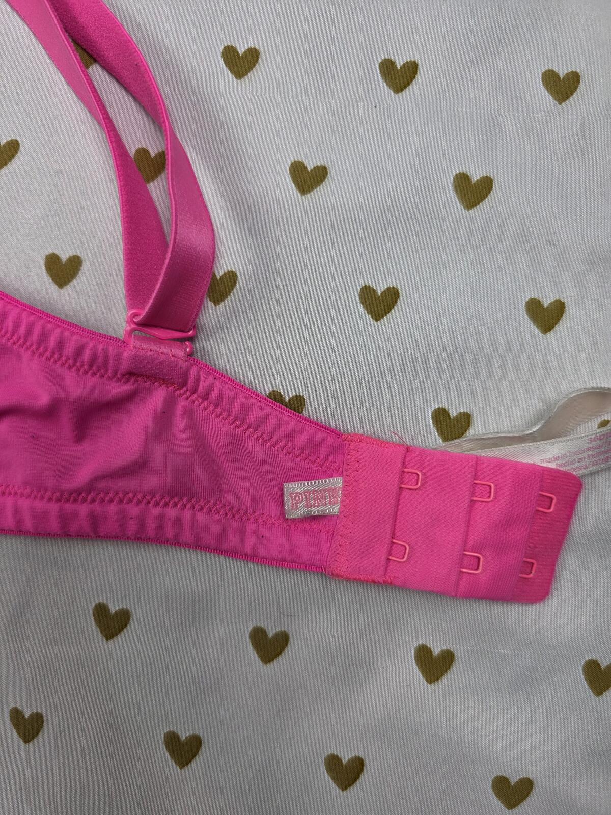 Victorias Secret Hot Pink 36D Wear Everywhere Lightly Lined Bra