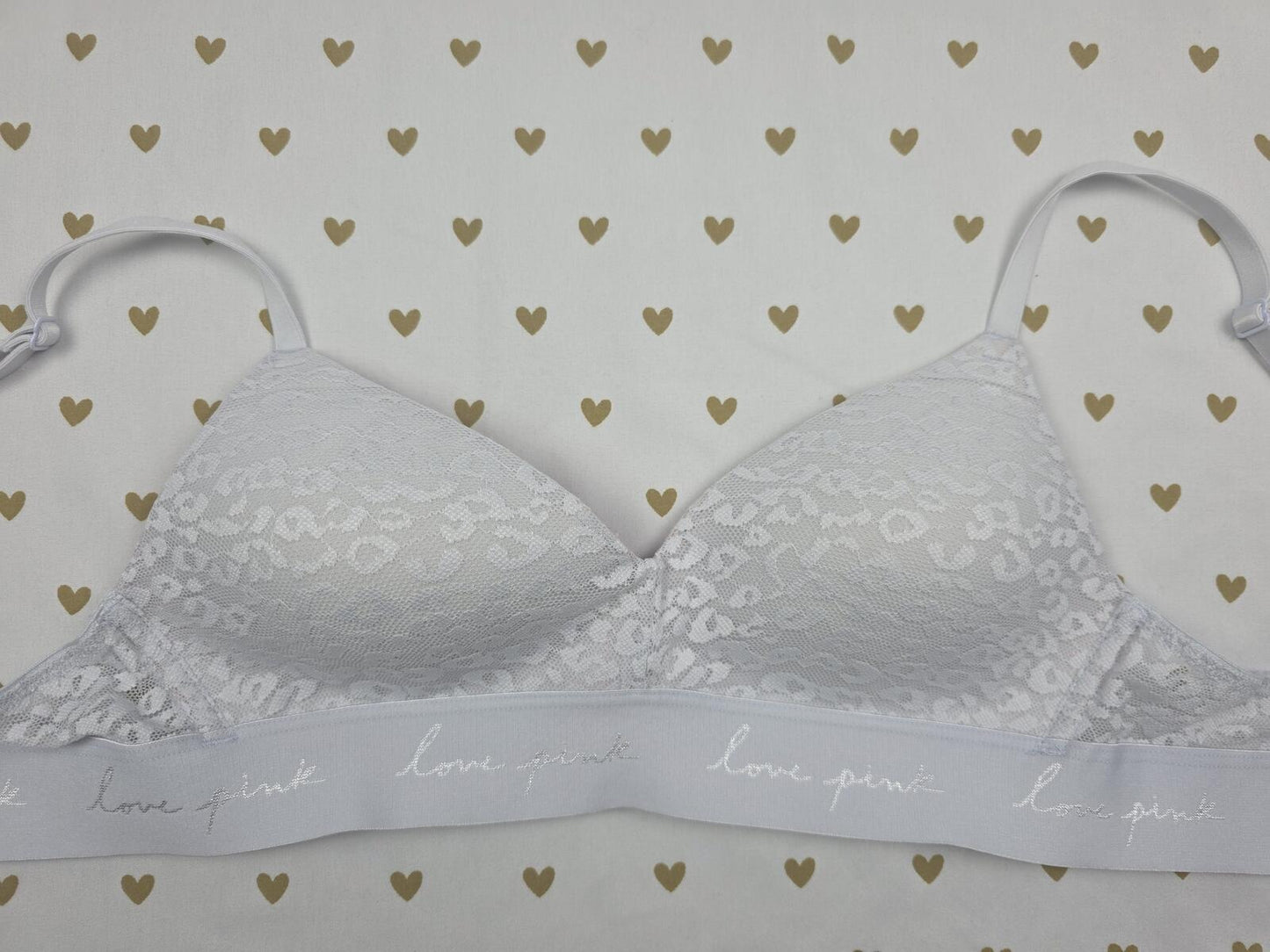Victorias Secret PINK Leopard Cheetah Design 34A Wear Everywhere Wireless bRa