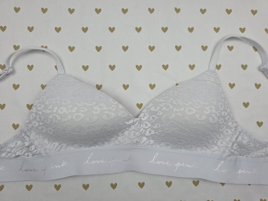 Victorias Secret PINK Leopard Cheetah Design 34A Wear Everywhere Wireless bRa