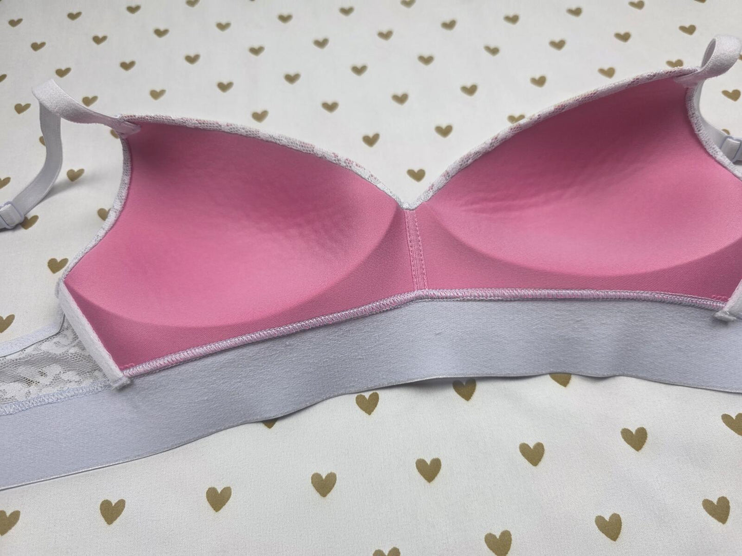 Victorias Secret PINK Leopard Cheetah Design 34A Wear Everywhere Wireless bRa
