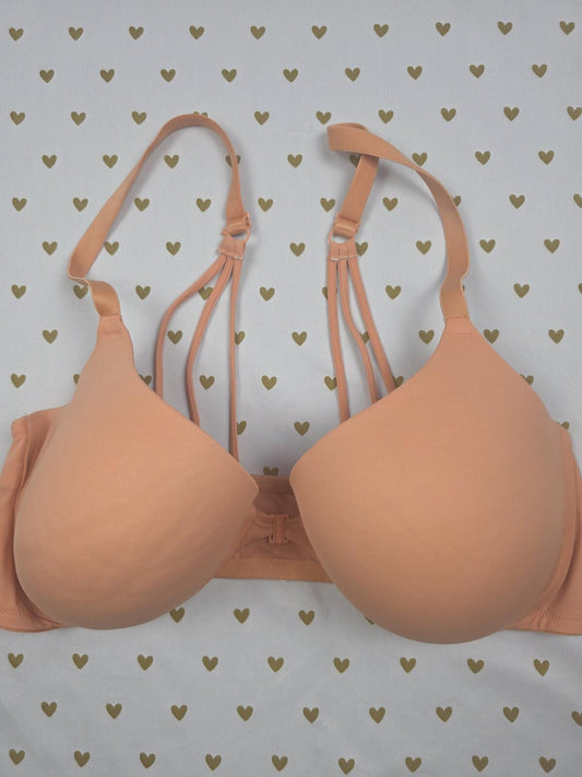 Victorias Secret PINK Front Close Racerback 38DD Wear Everywhere Push Up bra