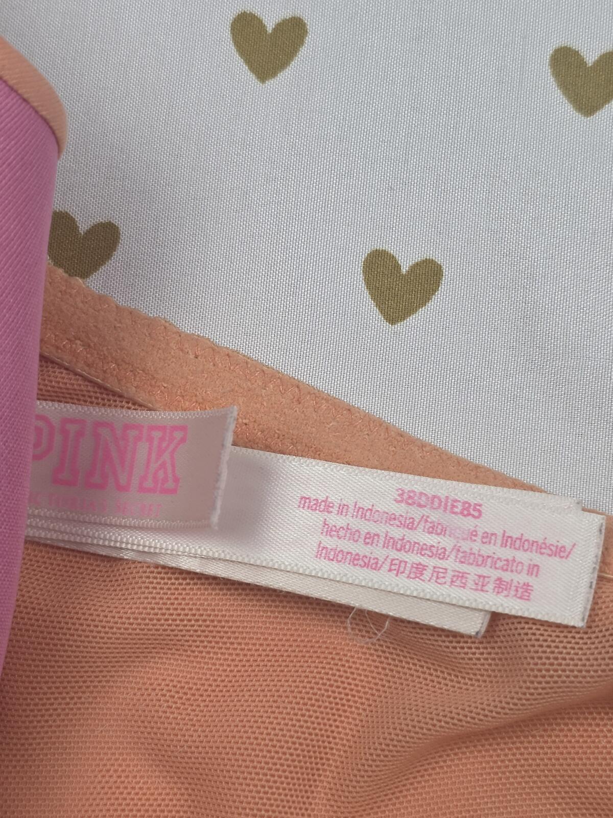 Victorias Secret PINK Front Close Racerback 38DD Wear Everywhere Push Up bra