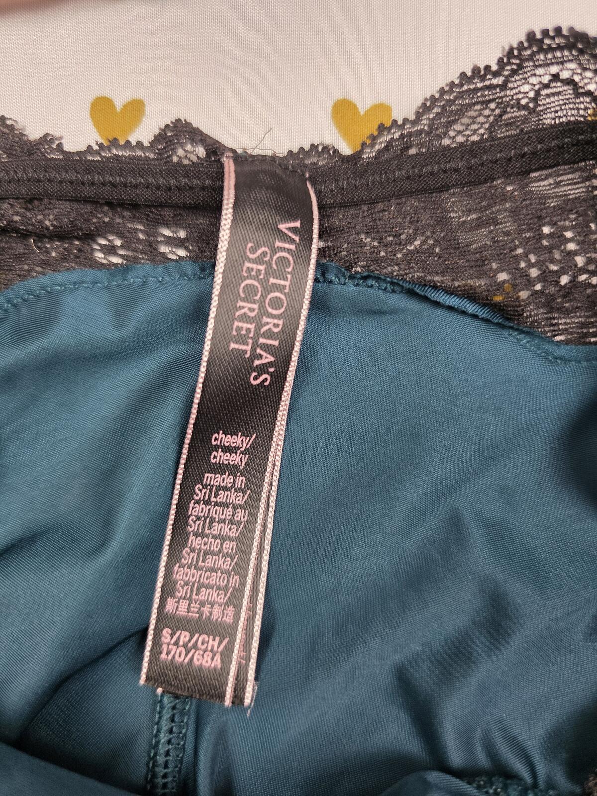 Victorias Secret LOT of 3 Small Satin Cheeky & Bikini Silky Panties Underwear