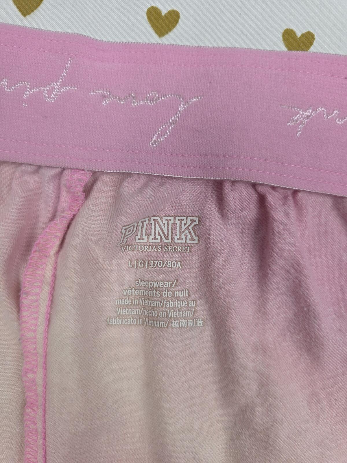 Victorias Secret PINK Sleep Shorts Boxers Pajama Bottoms Large