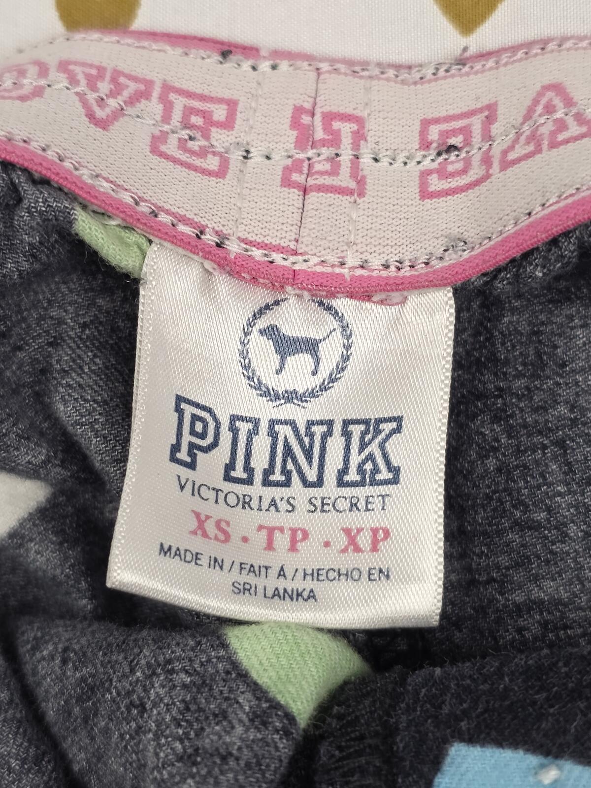 Victorias Secret PINK VINTAGE HEARTS  Sleep Shorts Boxers Pajama Bottoms XS