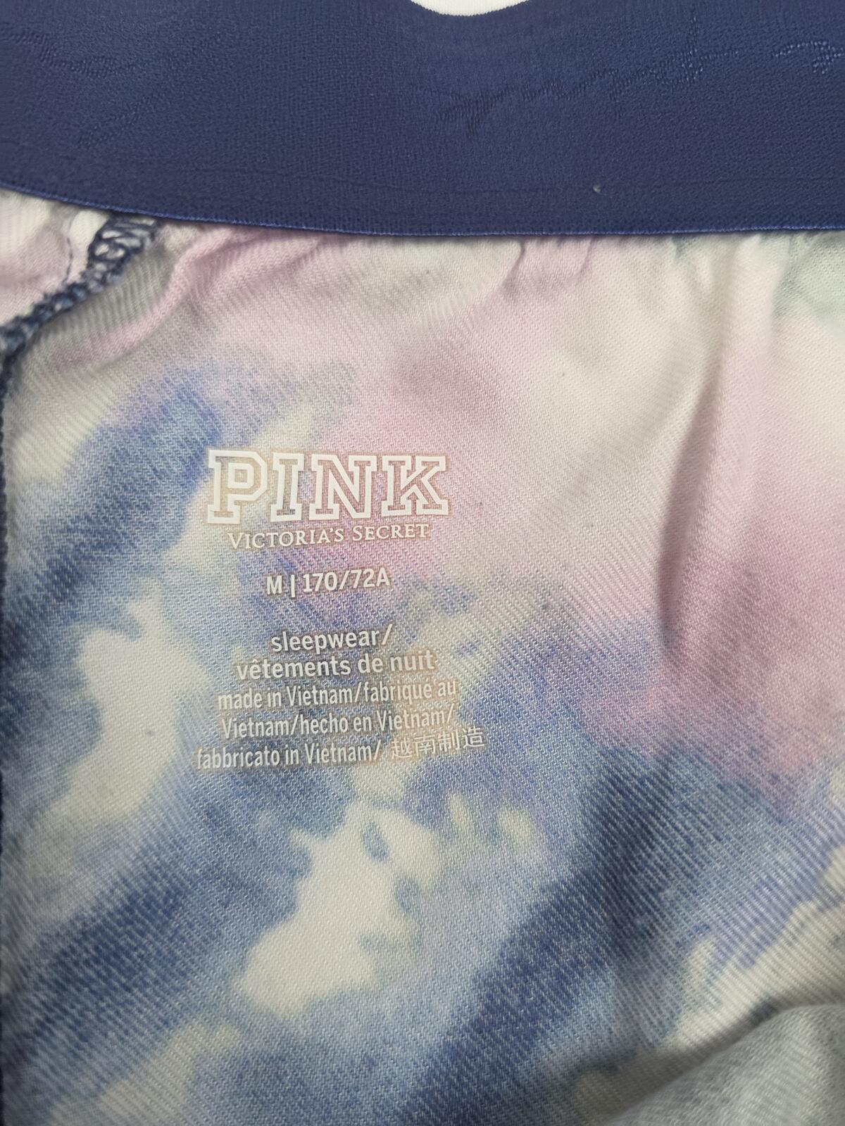 Victorias Secret PINK Tye Dye Sleep Shorts Boxers Pajama Bottoms Medium