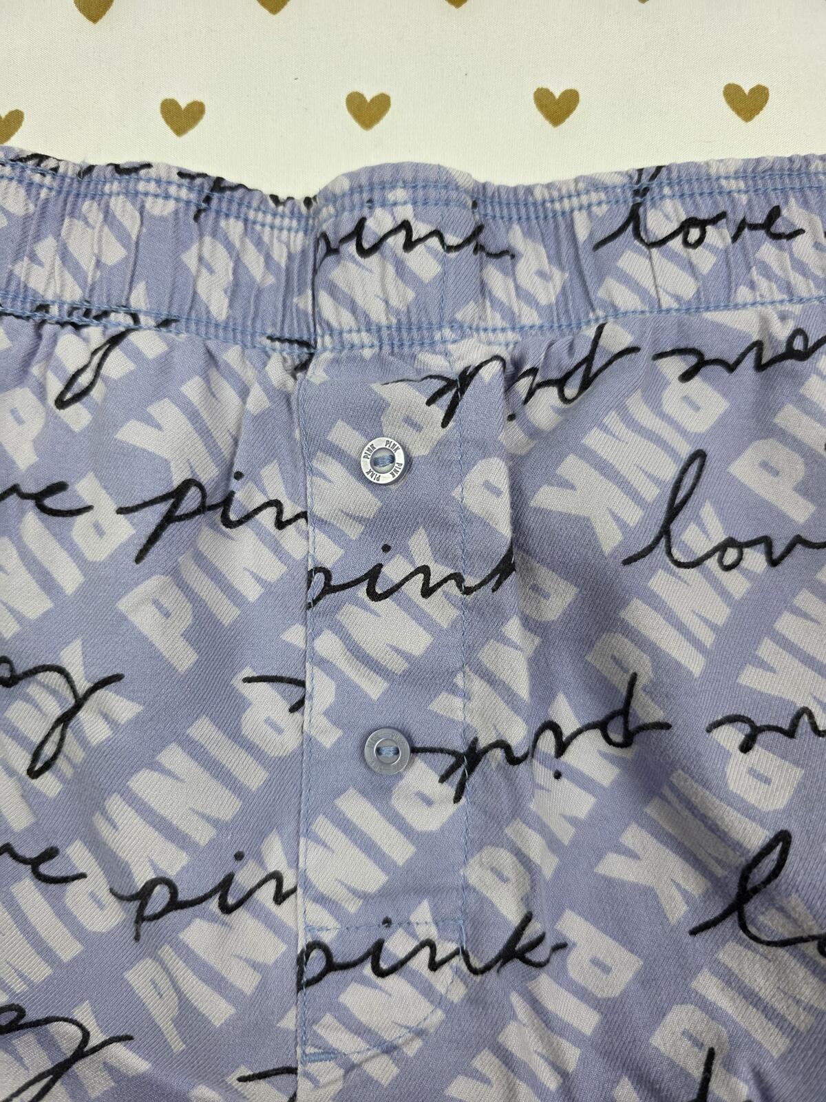 Victorias Secret PINK XL logo Sleep Shorts Boxers Pajama Bottoms