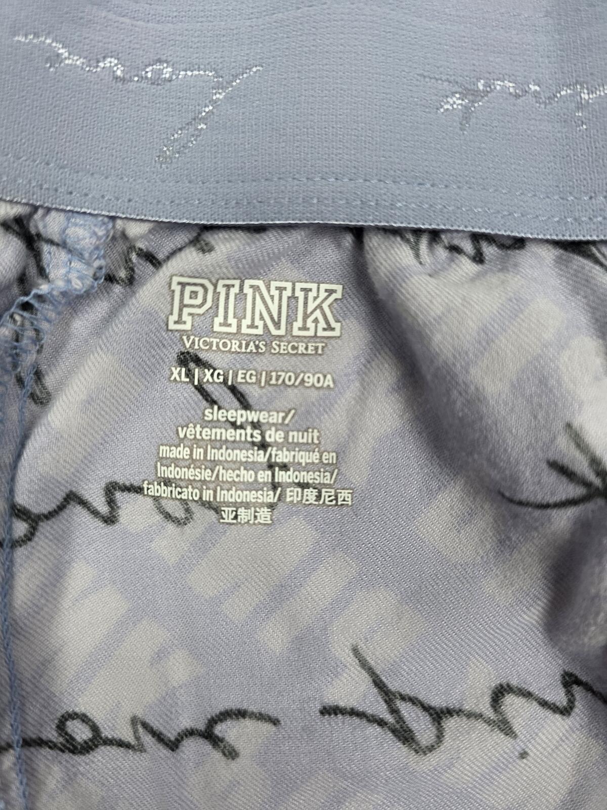 Victorias Secret PINK XL logo Sleep Shorts Boxers Pajama Bottoms