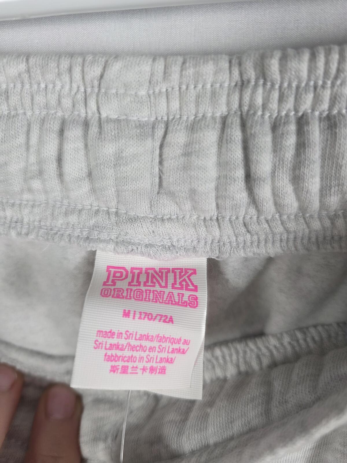 Victorias Secret PINK CAMPUS ORIGINALS Love Sweats Joggers Sweatpants MEDIUM NEW