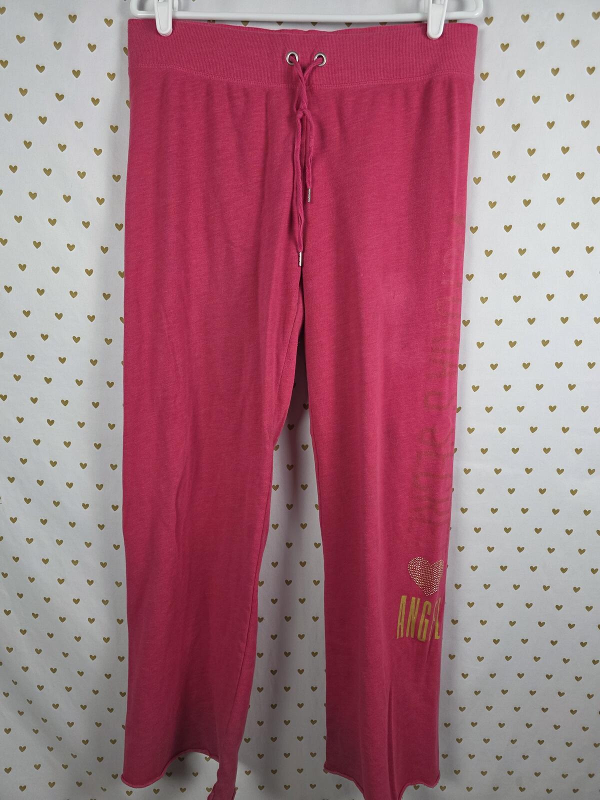 Victorias Secret BLING 2pc SET HOODIE SWEATPANTS ANGEL MEDIUM LARGE