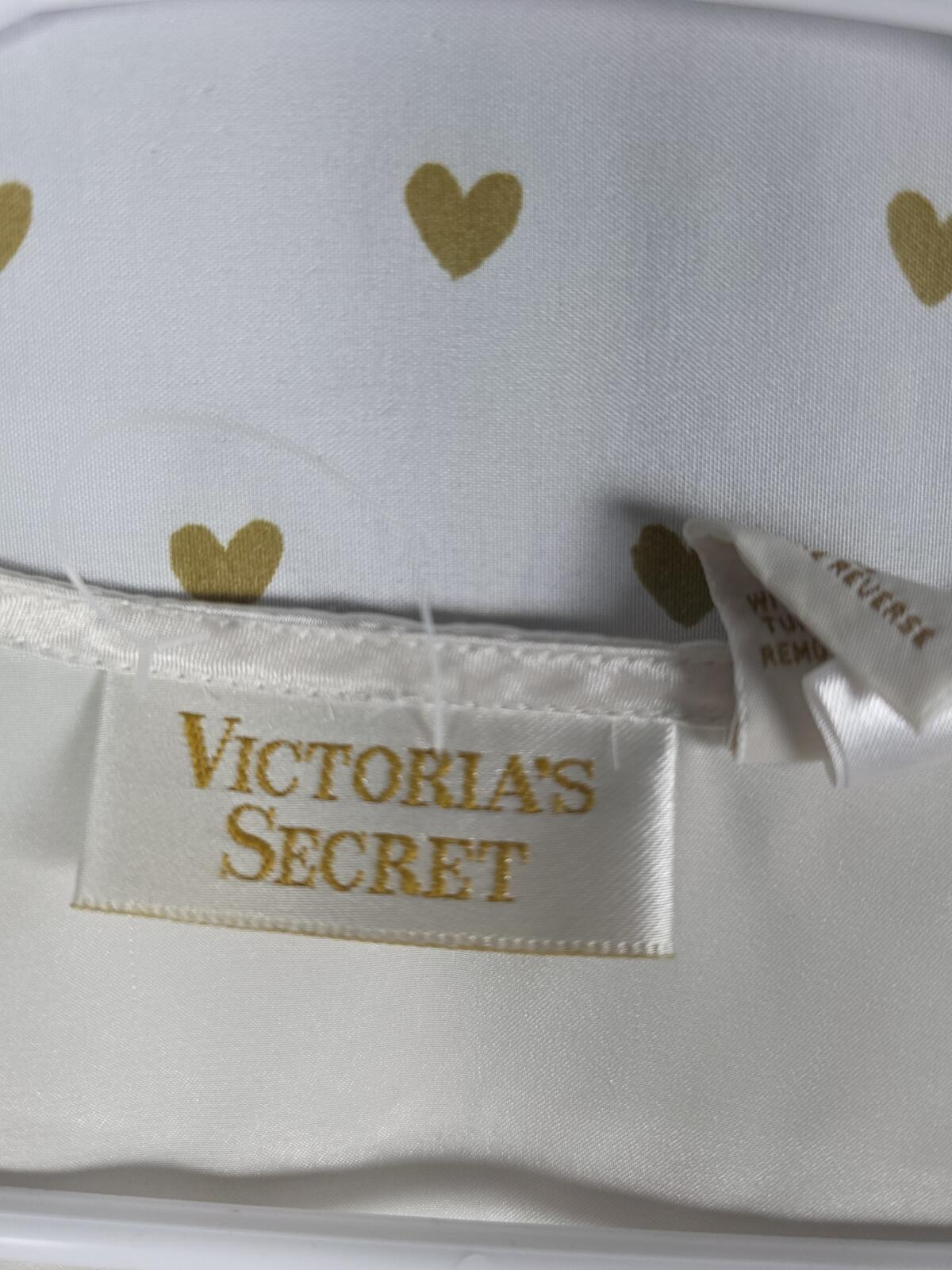 Victorias Secret VINTAGE GOLD LABEL Button Down Nightgown Sleep Dress LARGE
