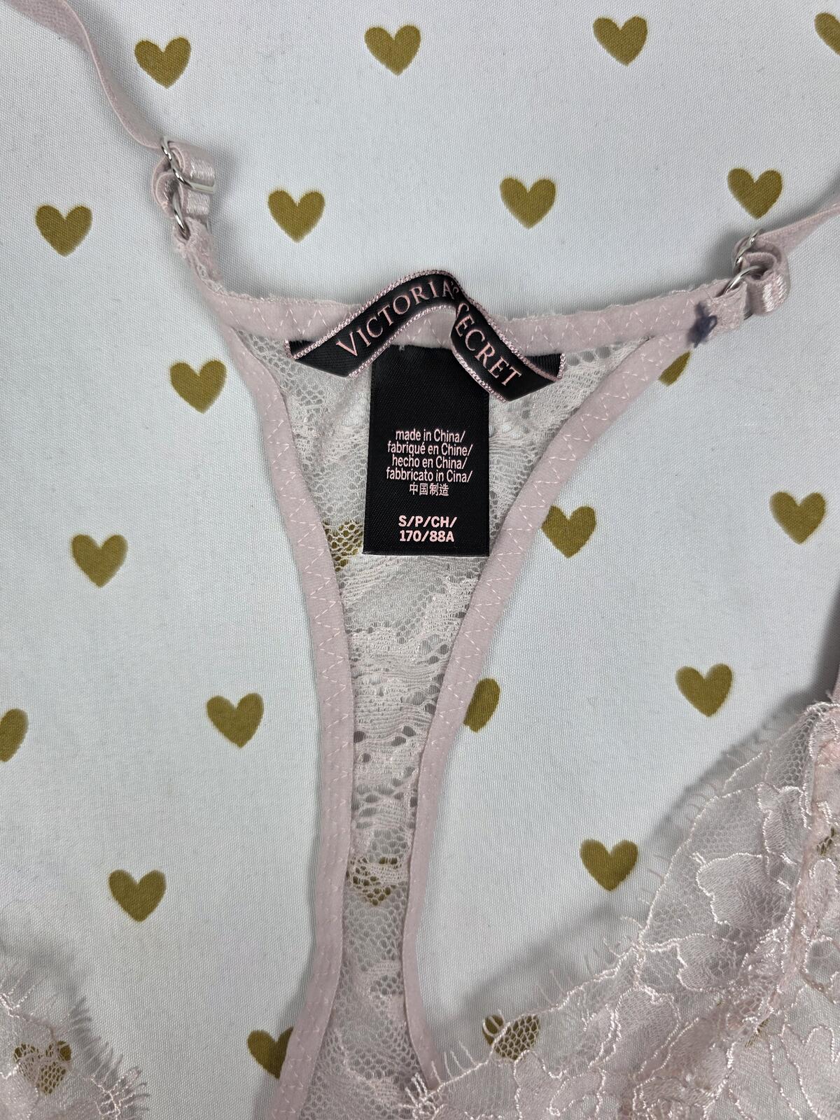 Victorias Secret Sheer Sexy Babydoll Nightie Lingerie Racerback SMALL