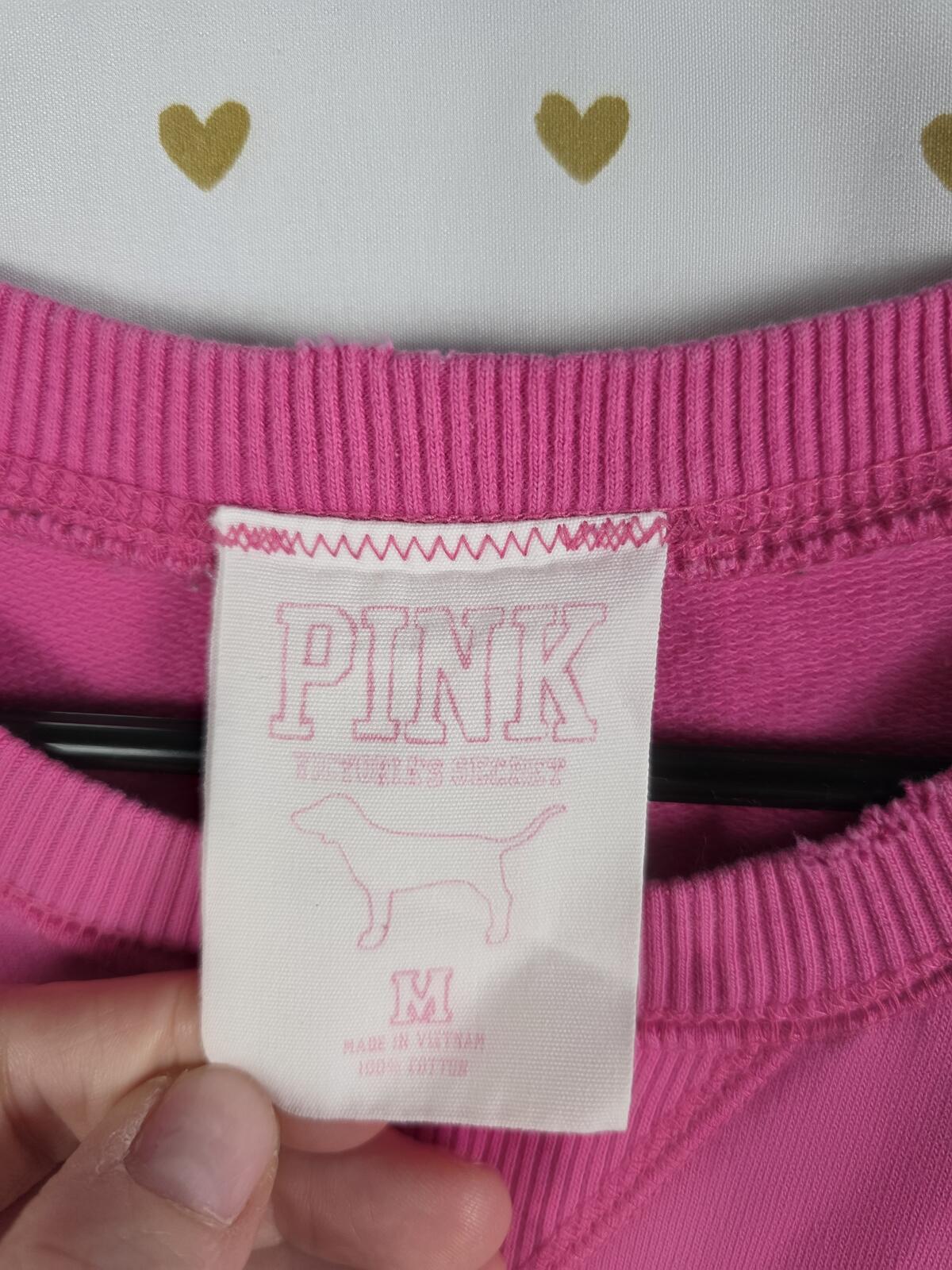 Victorias Secret Pink VINTAGE y2k ROYAL Sweater Shirt '06 Medium HTF