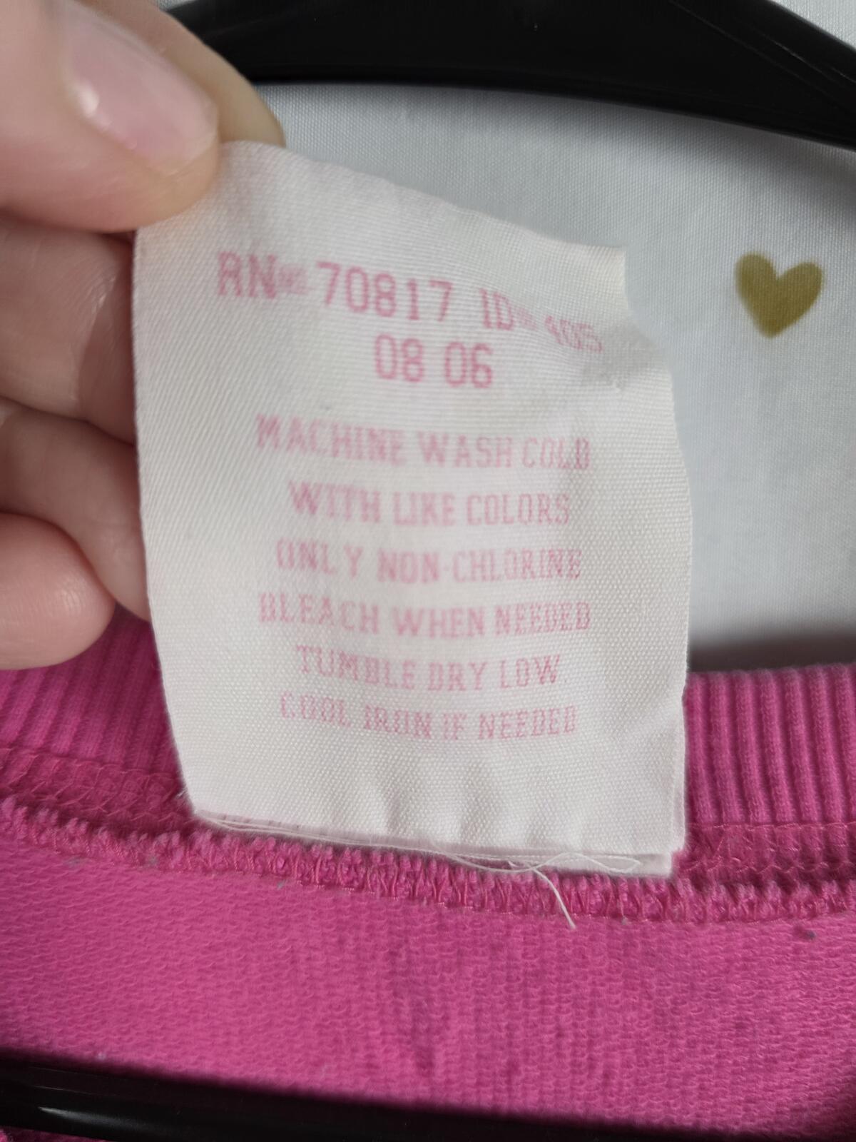 Victorias Secret Pink VINTAGE y2k ROYAL Sweater Shirt '06 Medium HTF