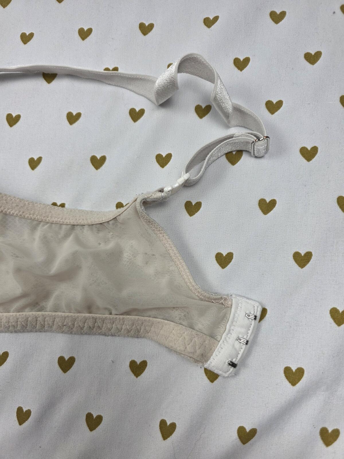 Victorias Secret White Lace Dream Angels Push Up without Padding 38DD