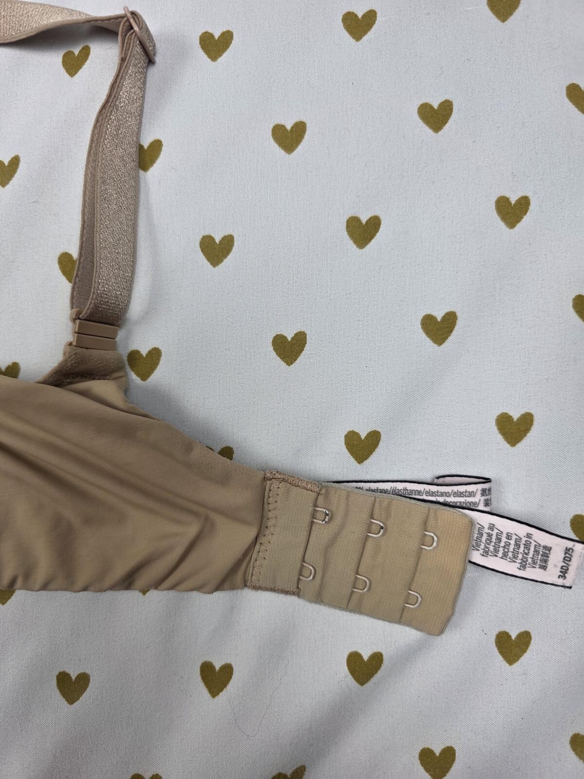 Victorias Secret Beige T shirt Lighly Lined Demi Balconette Bra 34D