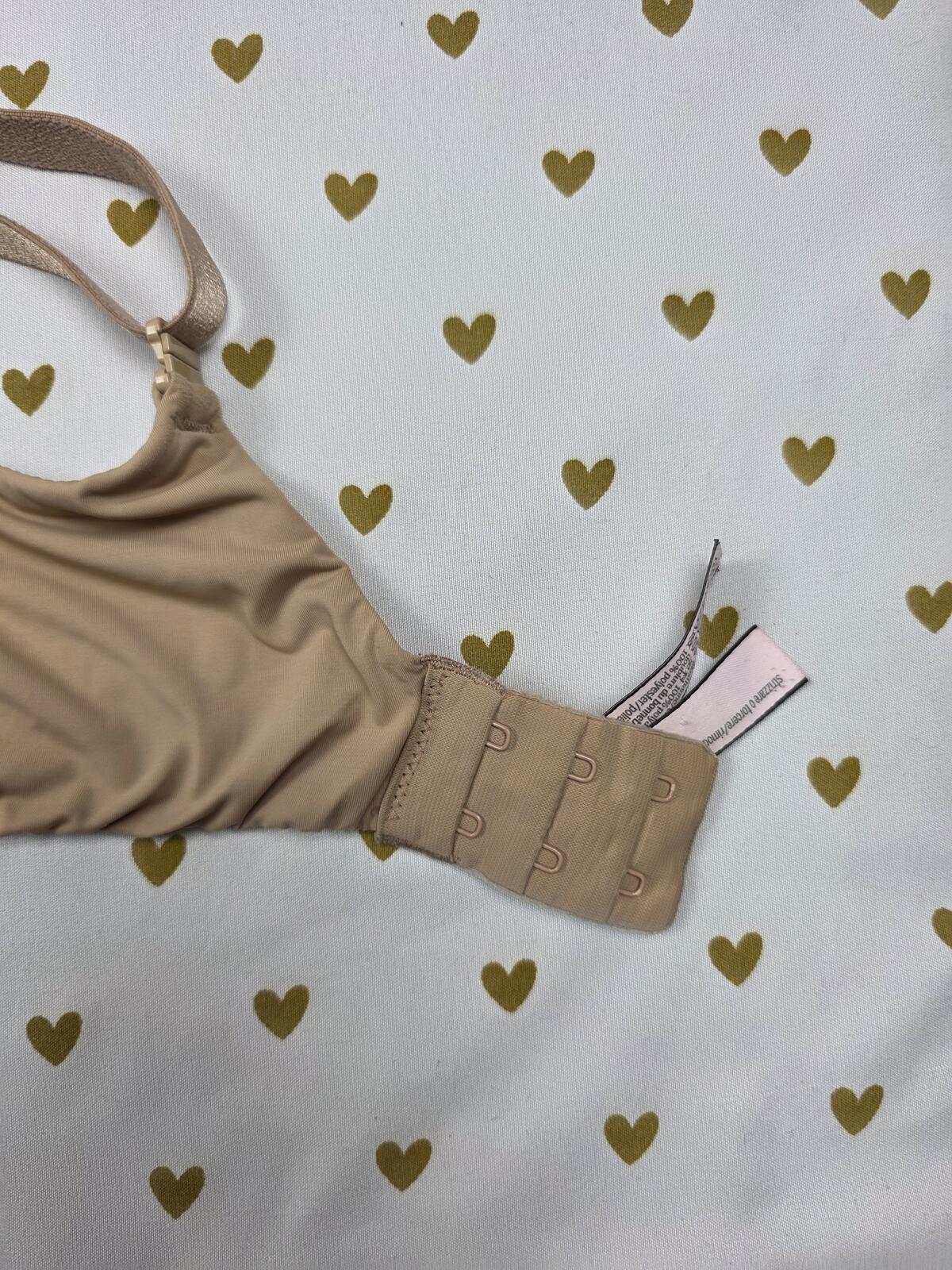 Victorias Secret Uplift Semi Demi Balconette Bra Beige 34D