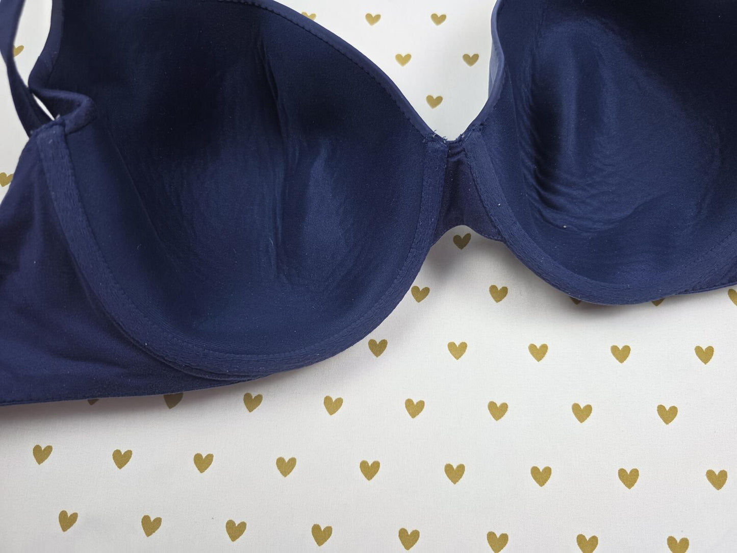Victoria's Secret Blue Body By Victoria Lined Perfect Coverage Bra 36DDD