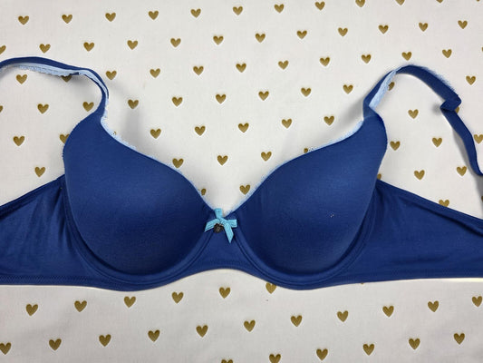 Victoria's Secret Blue Body By Victoria Lined Demi Balconette Bra 34C